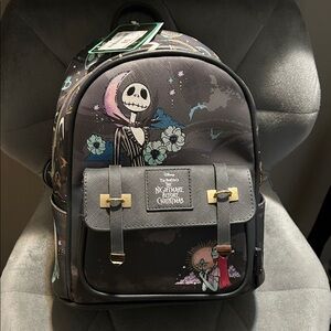 Disney Nightmare Before Christmas Backpack - Black and Gray